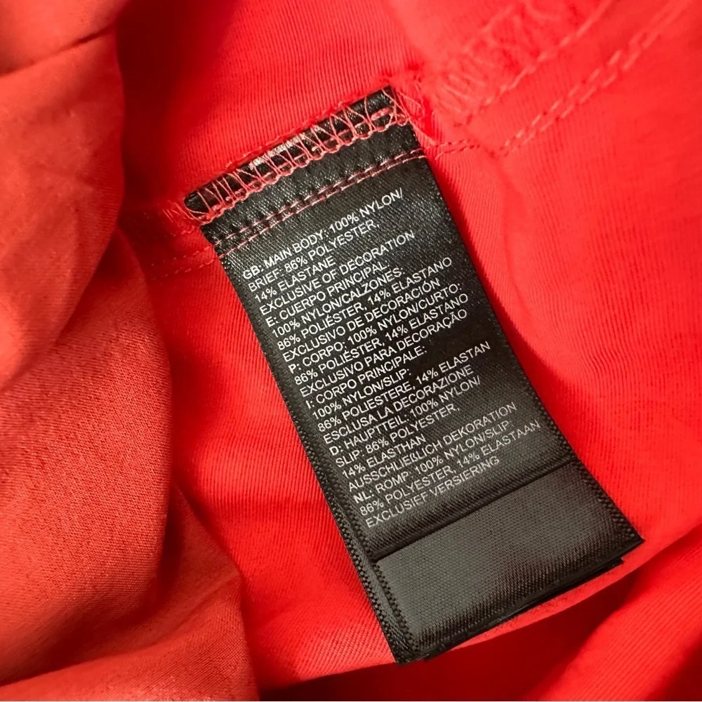 North Face Skort Womens Medium Red Skirt Shorts Hiking Elastic Waist